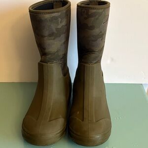 Western Chief Kids Camo Rain Boots Waterproof Neoprene Size 5 Snow Boots
